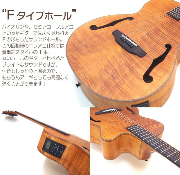 Amazon | エレアコ アコースティックギター ARIA FET-F2 STBR F