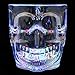 Rhode Island Novelty 4 Inch 16 Oz Light up Skull Glass, One per Order