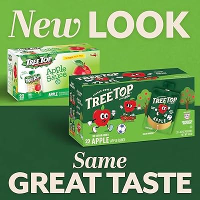 Tree Top Applesauce Pouches (3.2 Ounce (Pack of 20), Apple)