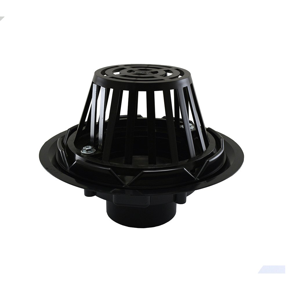 Jones Stephens, JS 2" Roof Drain with Plastic Dome ABS - R18016