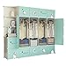 Penderie Armoire portable pour suspendre les vêtements Profondeur Chambre à coucher Armoire Organisateur de stockage modulaire avec armoire de rangement de vêtements Garde-Robe