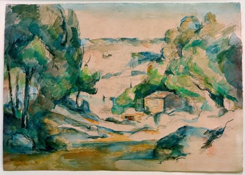 Tableaux Toile Paul Cézanne Impression Haute Définition Provence 60x90cm