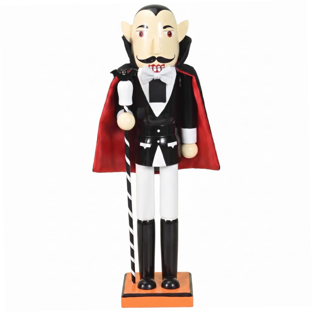 Tsawntd Halloween Nutcrackers: Decor Figurine, Red, 14.96in