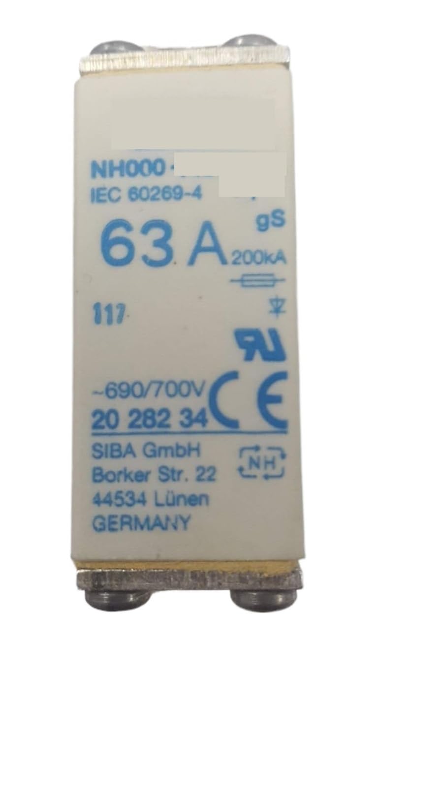 Fusibles 2028234 GRL NH000 63A 690V y referencias variadas