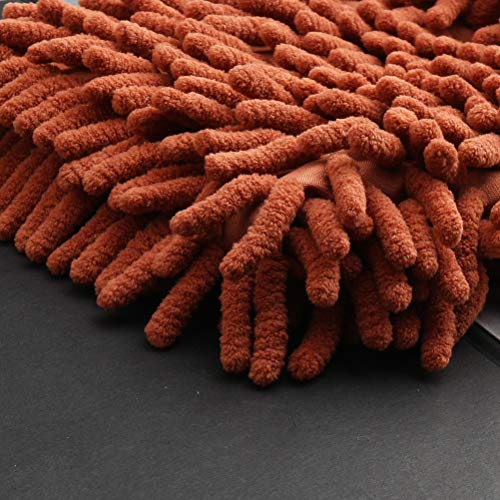 Kuou 4 Pcs Car Wash Mitts, Double Sided Microfiber Mitts Super Absorbent Microfibre Gloves Microfibre Cloth for Car & Household Cleaning (Random Color) - Image 5
