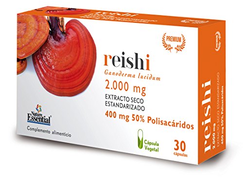 Reishi 2.000 mg 30 cápsulas vegetales con uña de gato y vitamina...