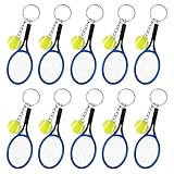 Matériau de qualité : Ce porte-clés raquette de tennis est fabriqué dans un matériau de haute qualité : l'anneau est en métal, la balle est en flocage, la raquette est en ABS et le filet est en fil de pêche. Ces porte-clés ultra-brillants sont durables et garantissent une longue durée de vie.