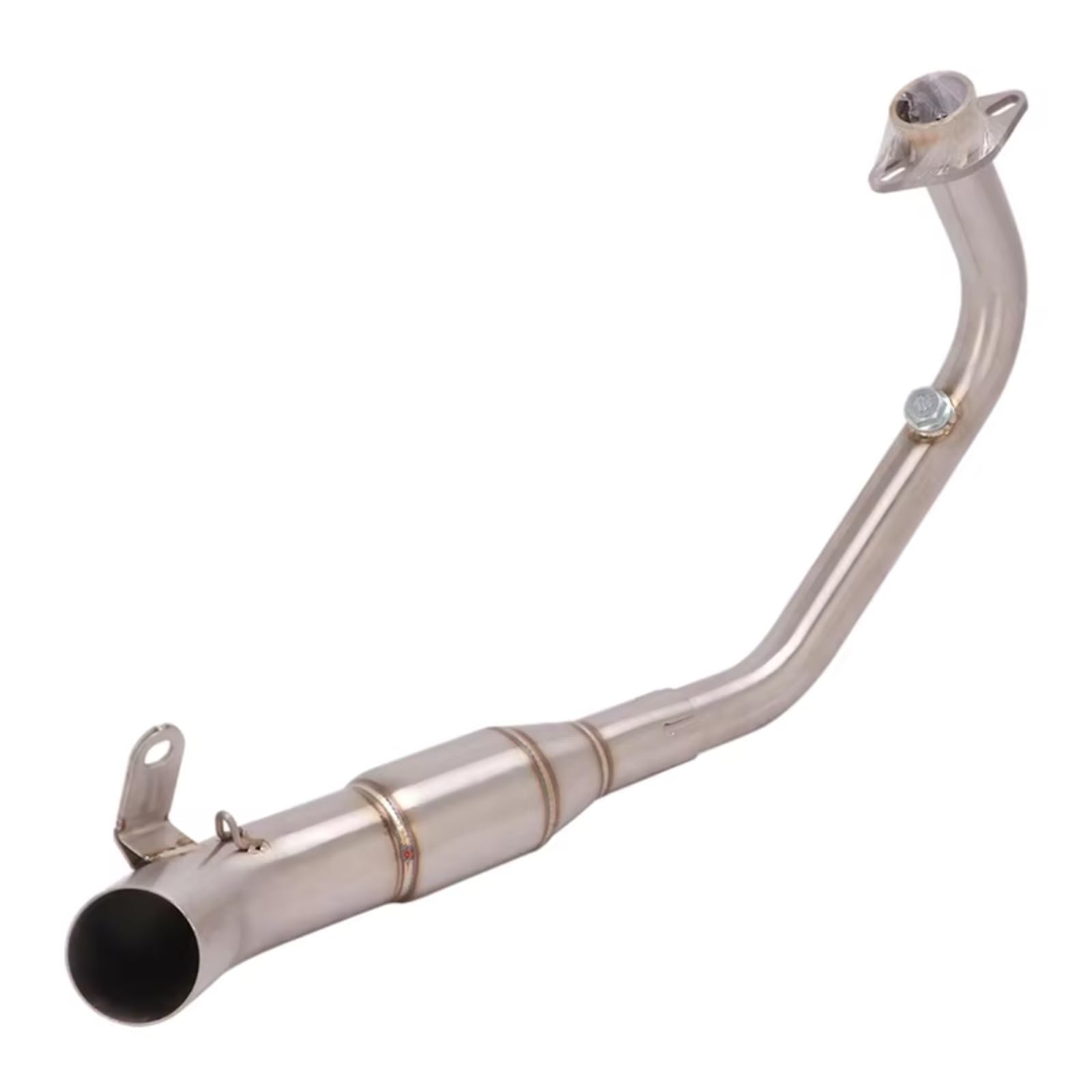 P Per CB150R Silenziatore Scarico Motocicletta Per Fuga Tubo Collegamento Centrale Anteriore Modificato Adattatore Tubo Scarico Motocicletta