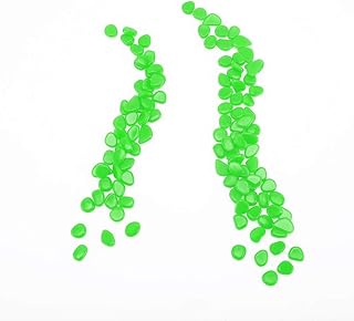 Tazweeq 300Pcs Glow Pebbles Green