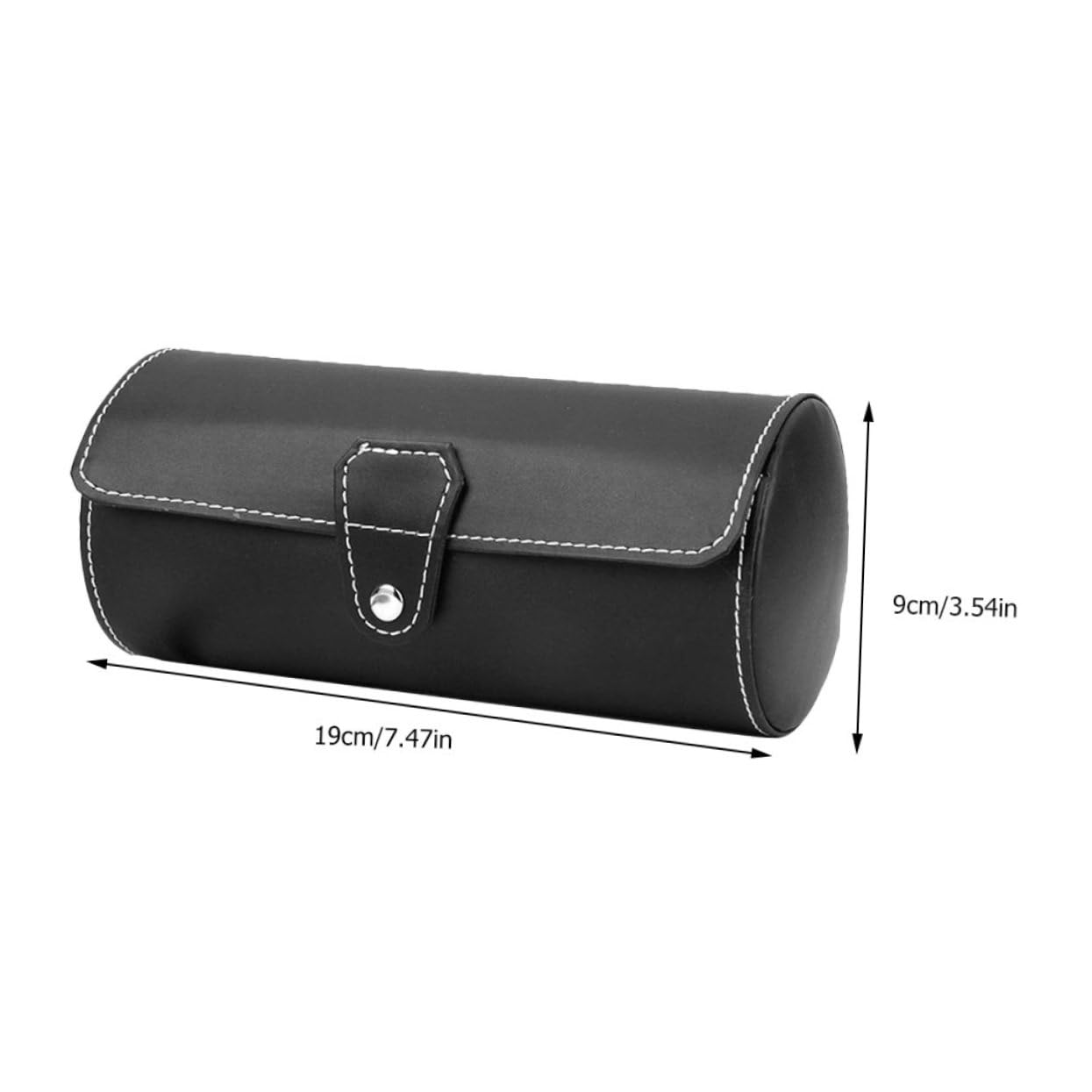 DEARMAMY Compartment Watch Box Elegant PU Organizer for Displaying and Storing Watches Lightweight and Portable Design Scratch Resistant for Your Collection Random Color