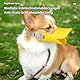 Vyloky Hundemaulkorb Anti-Biss Silikon Entenschnabel、Duck Mouth Shape Hund Maulkorb Anti-Ruf Maulkorb für Welpen Hunde (gelb (Farbe), M)