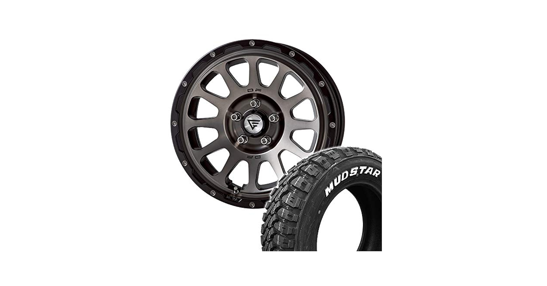 64さん専用　デルタフォースオーバル　ブラックマシニング　225/70/16 ジムニー JB64専用 デルタフォース オーバル(ブラックマシニング