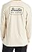 Brixton Jolt Long Sleeve Standard T-Shirt Cream/Black, Medium