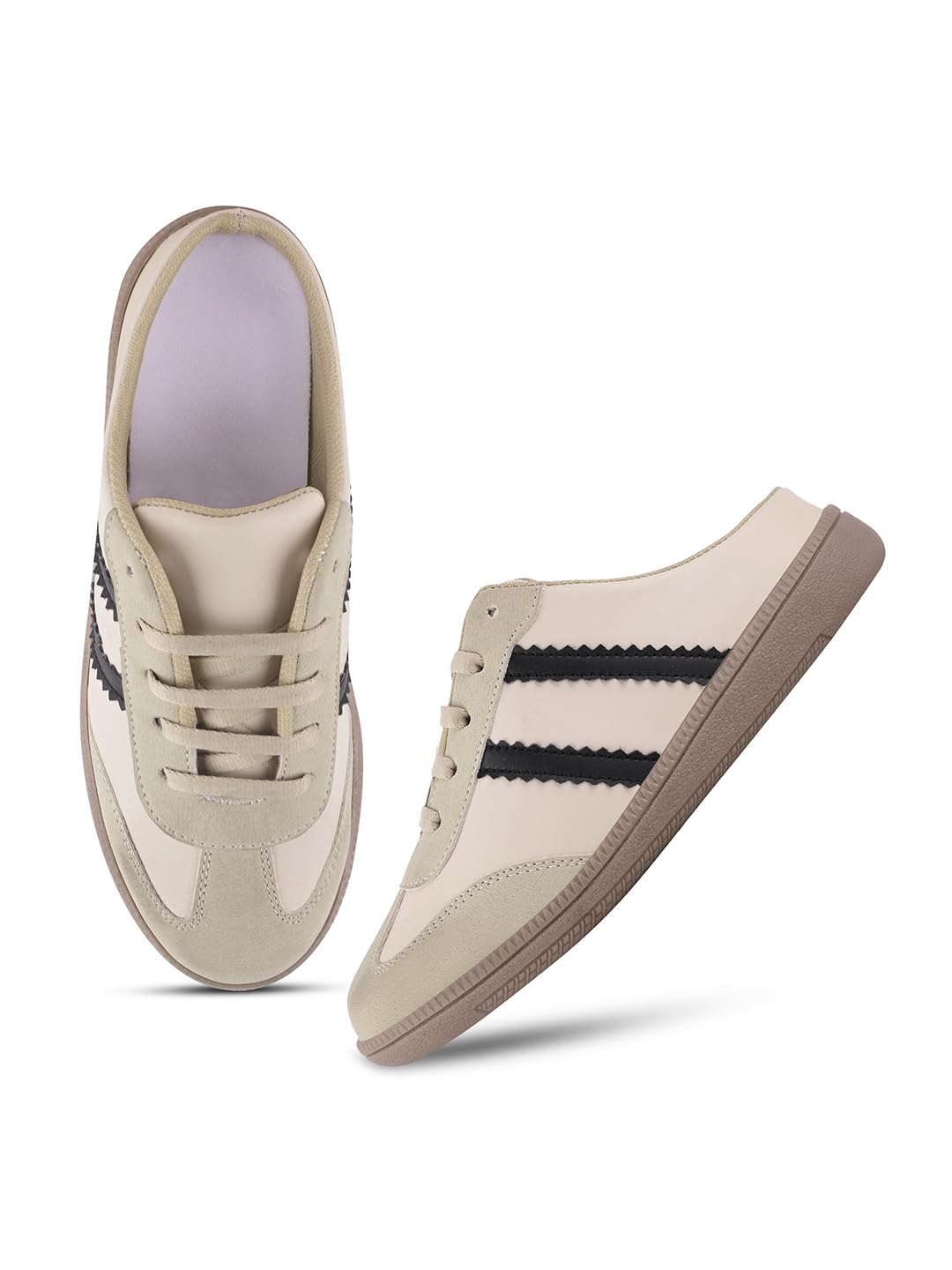 Casual Mule Shoes for Women & Girls | Open Back Slip-On Sneakers | Comfortable Walking Shoes for Office, Travel-picture-18