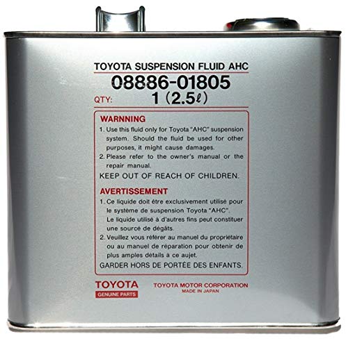 Lexus Genuine Active Height Control Hydraulic Suspension Fluid 2.5 Liters 08886-01805 OEM Made in Japan