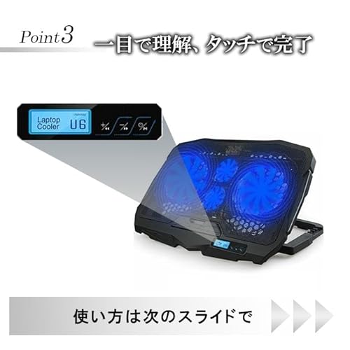 WAYetTO ノートパソコンスタンド PCスタンド 冷却 パソコン冷却台 wtps0026 の商品画像 3