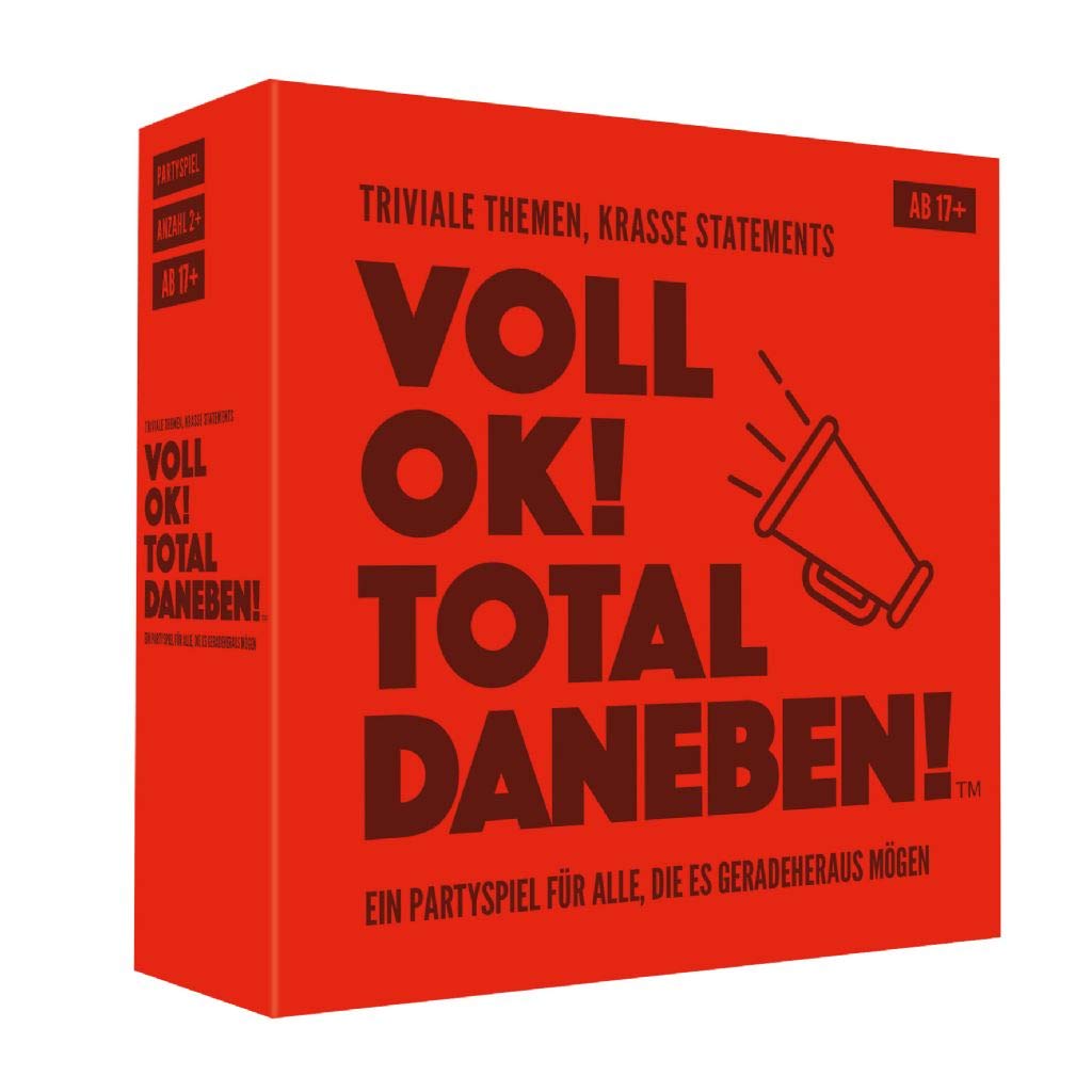 Kylskapspoesi 43024 - Voll Ok Total Daneben - A party game for those who like it straight ahead, Multicoloured, standard size