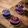 ACICS China Kung Fu Tea SetGaiwan Set Traditional Gaiwan Tea Set with Lid and Saucer Chinese Style Tea Set Chinese Porcelain Travel Tea Set(9 * 7cm, B) #4