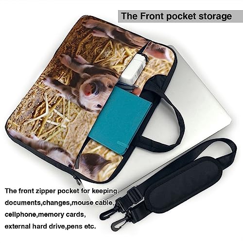 Sacoche ordinateur portable 14 pouces joli cochon cadeau idéal - 3