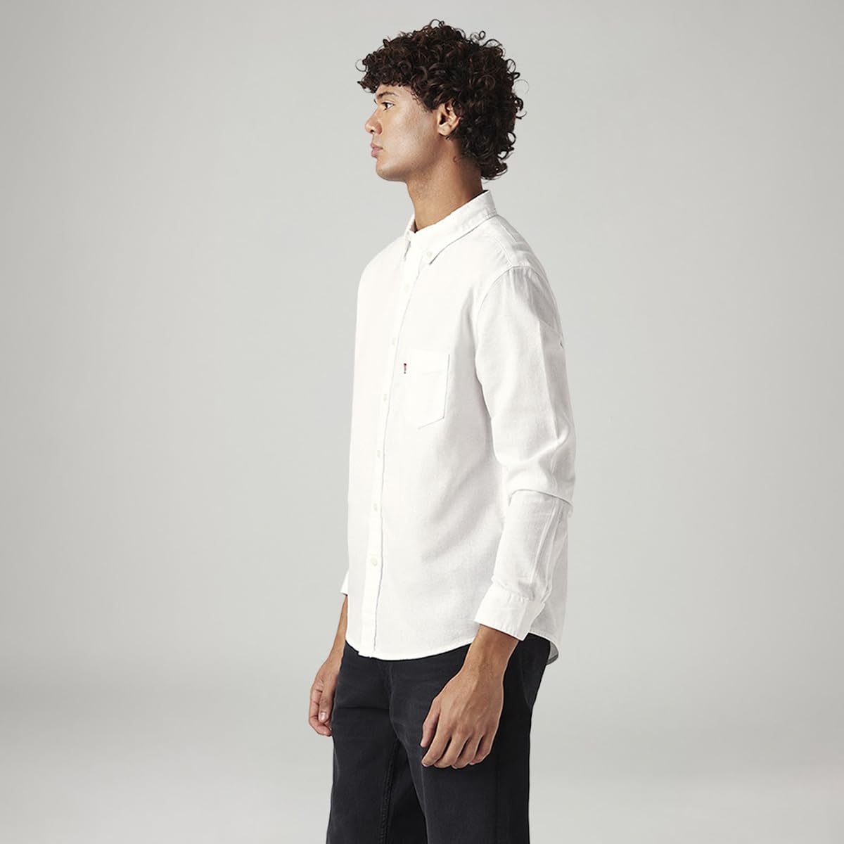 Levi's Men's Solid Slim Fit Shirt 3 Levi's Men's Solid Slim Fit Shirt - Image 3