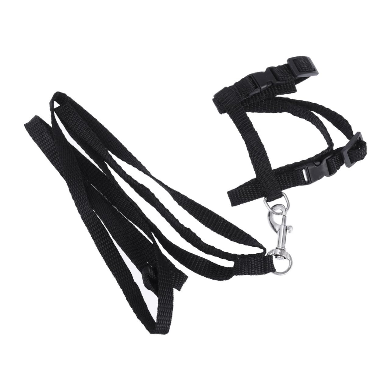 HOLIDYOYO Pet Cat Harness Traction Rope Safe Walking Leash for Indoor Outdoor Cats Adjustable Nylon Collar Leash