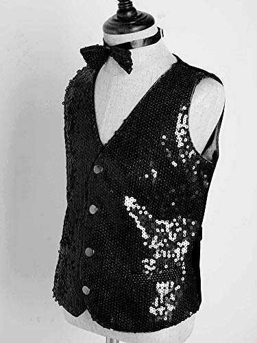 TiaoBug Blazer da Bambino Gilet Festivo per