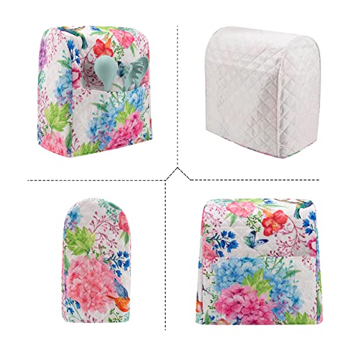 Kitchen Aid Mixer Cover Compatible with 6-8 Quarts Kitchen Aid/Hamilton Stand Mixer/Tilt Head & Bowl Lift Model,Flower Print Mixer Cover Pioneer Woman Kitchen Accessories,Kitchen Aid Mixer Accessories
