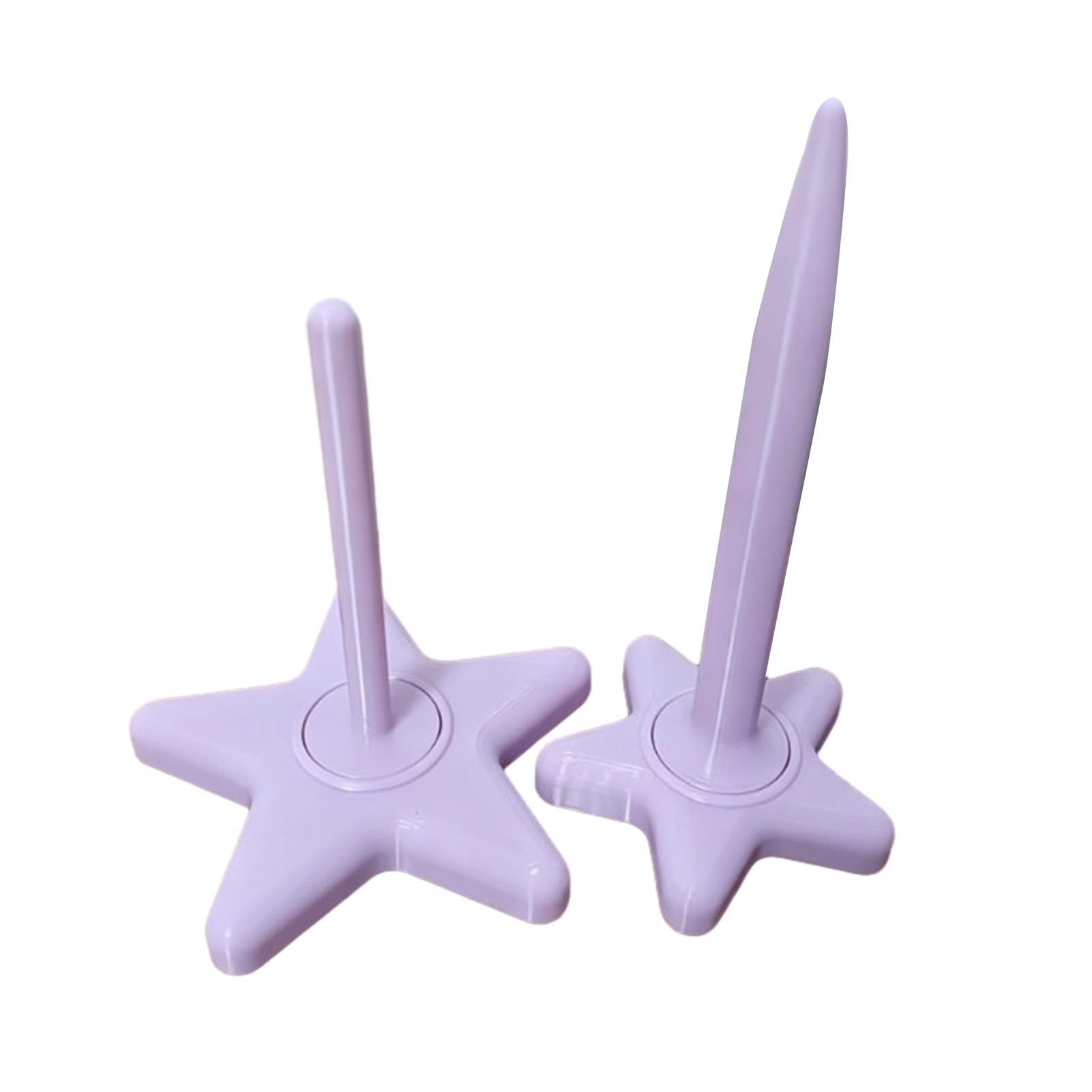Mubsar 3D Printed Yarn Spinner Smooth Rotating Yarn Holder Cute Star Tangle-Free Yarn Spinner for Crocheting Knitting Lovers