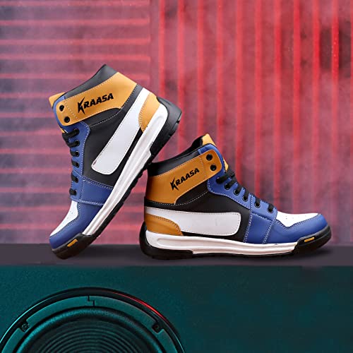 Image of Kraasa Creative Boots for Men| Long Hiking Shoes