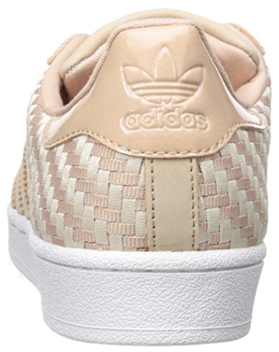 Image of adidas Originals Women's Superstar Sneaker, Dust Pearl /Linen /White, 11