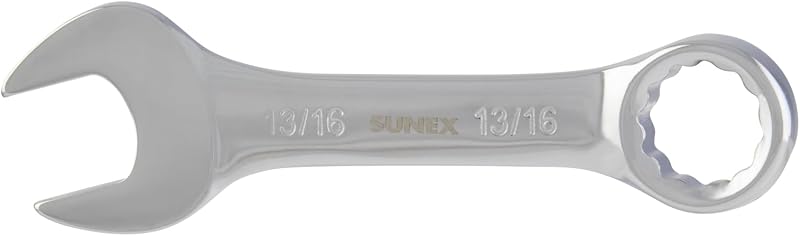 Chave Combinada Curta Sunex Tools 13/16 pol. em Aço-Liga com Acabamento Polido SUN993026