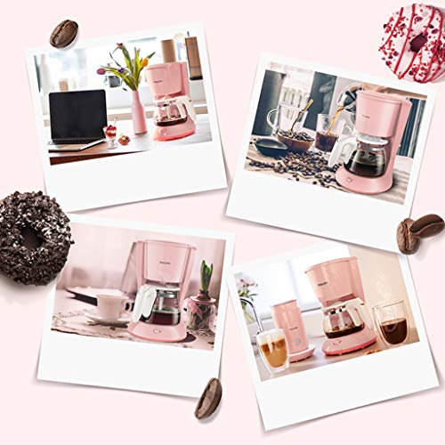 Kaffeemaschine Rosa Filterkaffeemaschine Espresso Kaffee Anti Drip Instant Drip Kaffeemaschinen Home Office… – Bild 6