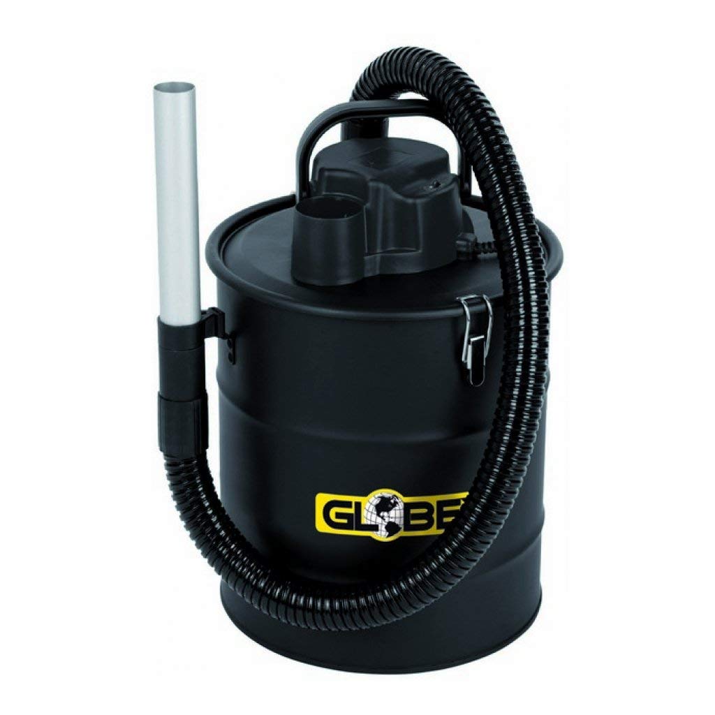 GLOBEX Aspiracenere Elettrico Turbine Plus 800W, Capacità 15L, Funzione Soffiaggio, Filtro HEPA Lavabile, Ideale per Caminetti, Stufe e Barbecue
