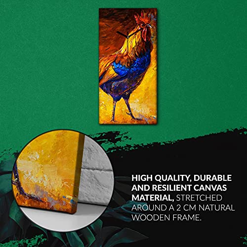 Décoration murale oiseau abstrait 30x60cm idée cadeau maison - 6