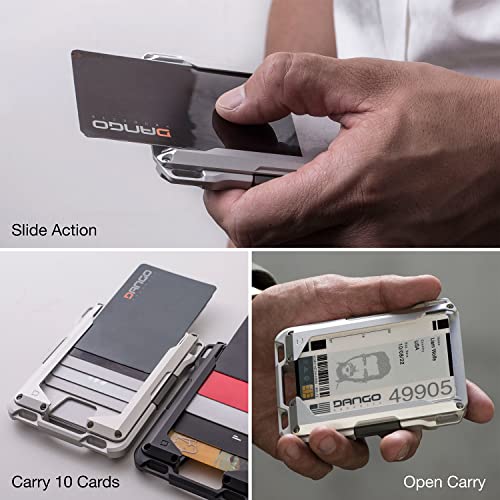 Dango M1 Maverick Rail Edc Wallet - Made In Usa - All-Metal, Minimalist, Slim, Rfid Blocking #TOP4