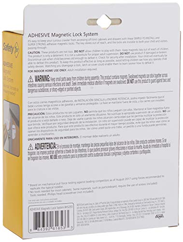 Safety 1St Adhesive Magnetic Lock System, 4 Locks And 1 Key #TOP2