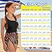 Glomenade Fashion Oak Camouflage Girls' Swimwear 13-14Y Halter One Piece Swimsuit with Mesh Cover Up Slim Fit Single Strap Quick Dry for Beach Pool Party Water Park,14Y