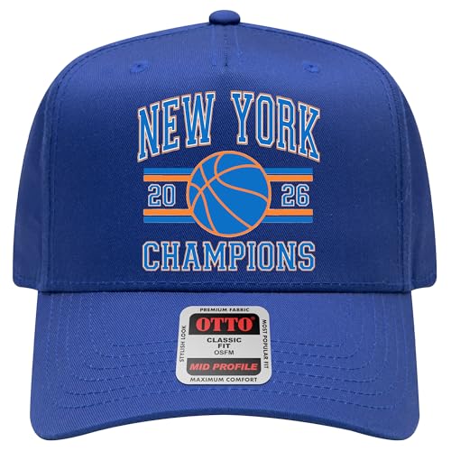 New York Basketball 2026 Champions Hat (US Alpha One Size Royal)