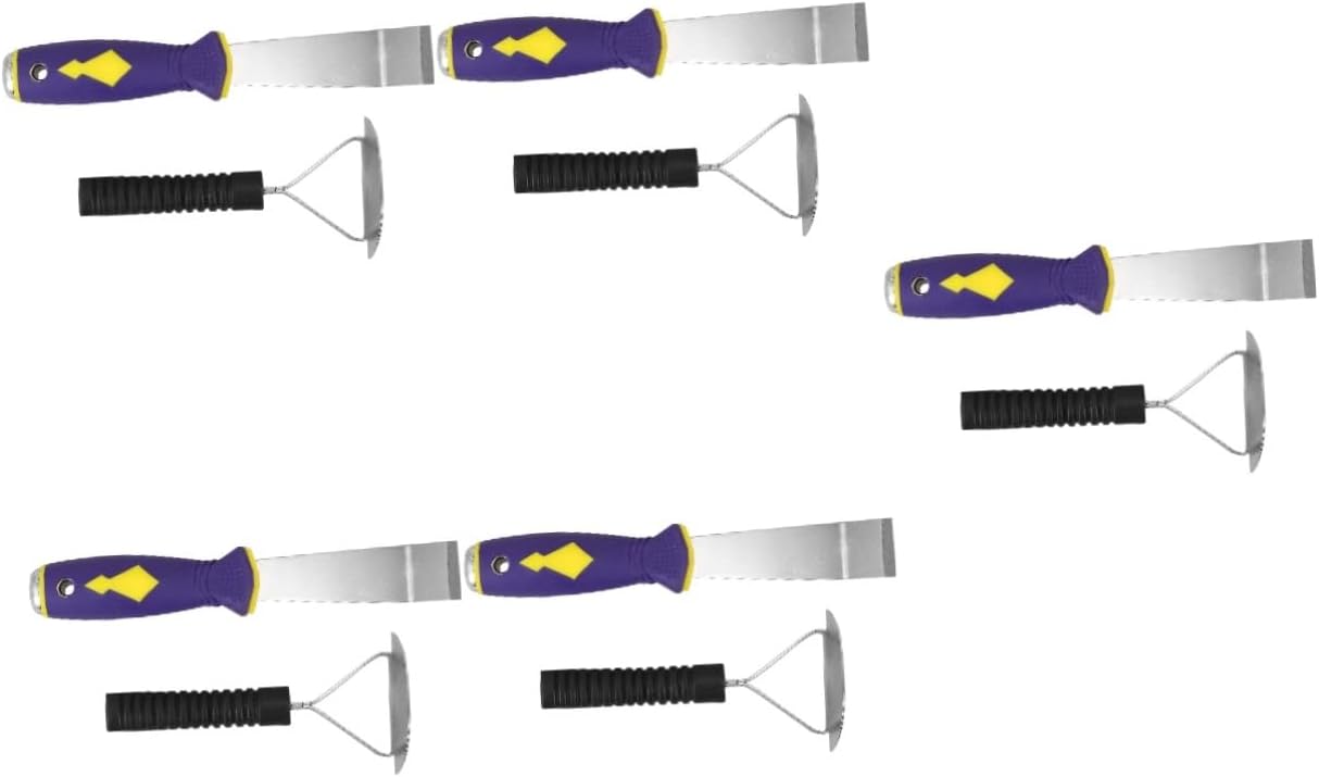 Alipis 5sets Tire Repair Tool Kit Wheel Balance Scraper Weight Remover Lightweight Tire Repair Tools for Automotive Motorcycle Scooter