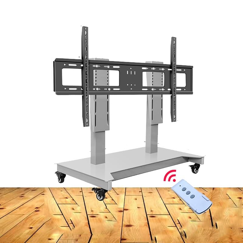 Soporte de TV motorizado con ruedas y altura ajustable miniatura 1