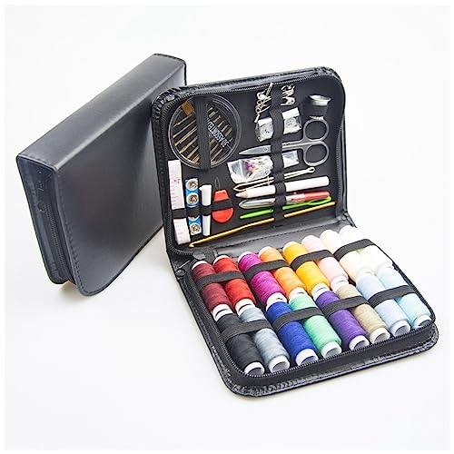 Kit de couture robuste JFDBGU ensemble de 90 pièces ergonomiques avec boîte compacte