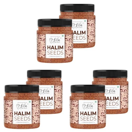 Image of LILA DRY FRUITS Halim Seeds 500g x 2 Aliv Seed For Eating and Weight management| Garden Cress Seeds | Grown In India | Export Quality | Haleem Seeds for Hair Growth Perfect for Gifting (Pack of 3)