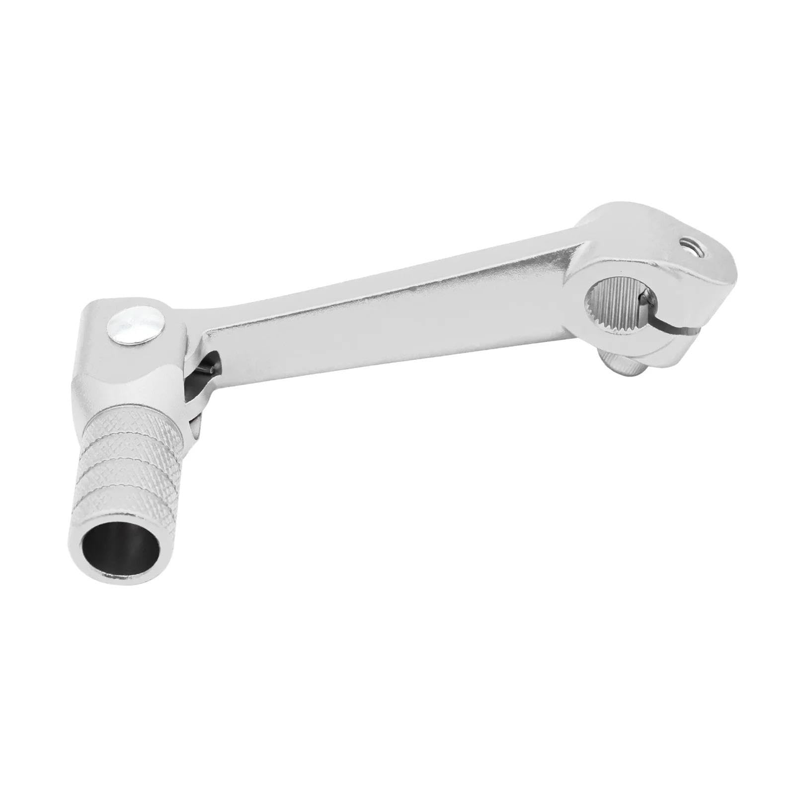 Liogiugimz Silver For Atv Dirt Bike Zongshen Nc250 Bse Apollo Kayo T2 T4 110 250Cc Motorcycle Folding Gear Shift Lever Motorcycle Gear Shifter(Silver)
