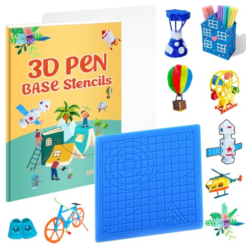 ZhouWei 4 Stück 3d Stift Vorlagen Wiederverwendbare 3d Pen Kinder Vorlagen