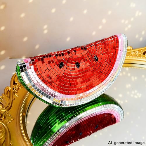 Estatua Decorativa Disco Sandía con Mosaico Espejado miniatura 6