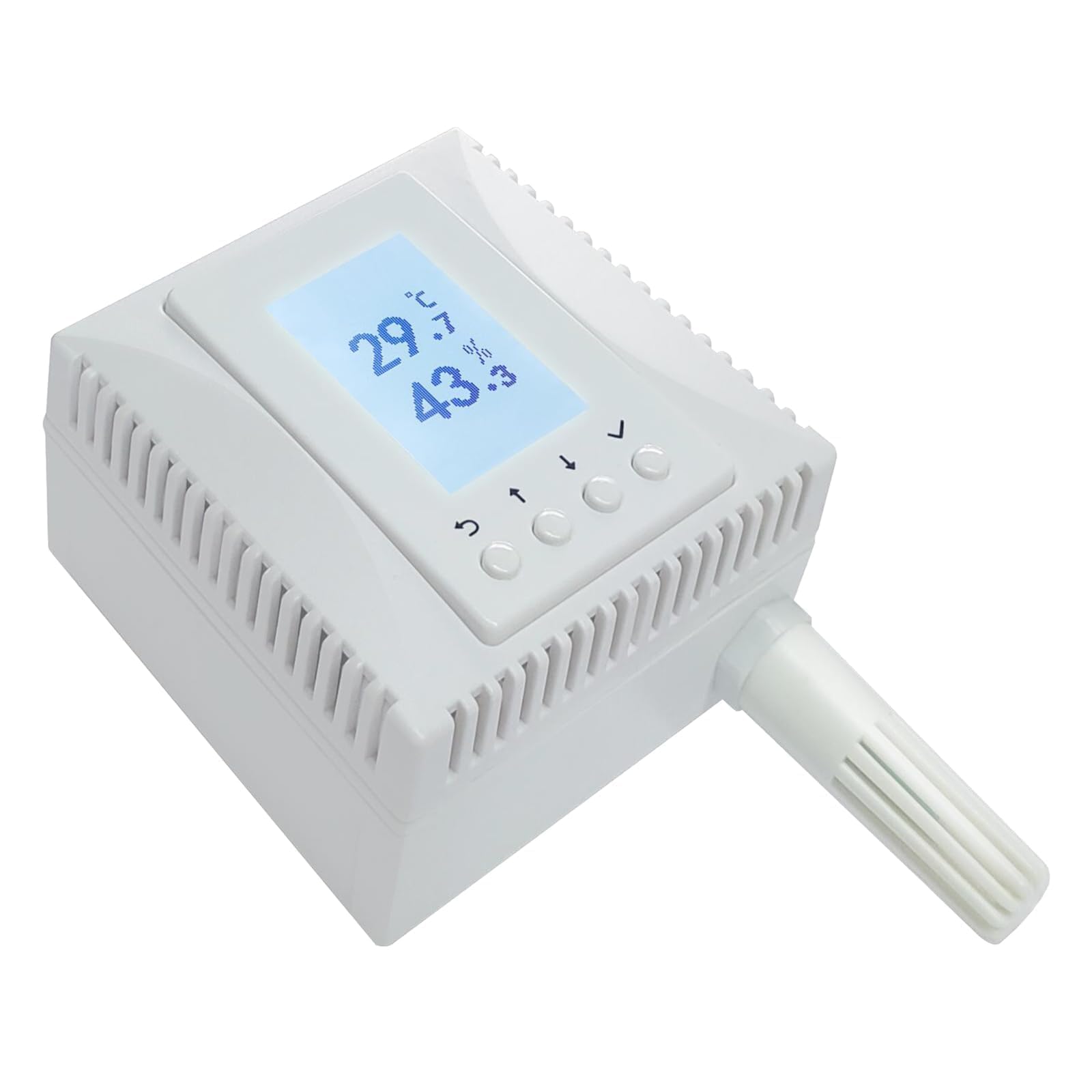 Sensore di Temperatura Umidità di Rete con PoE MONIGEAR - Monitor IoT, Supporto Protocolli MQTT, BACnet, SNMP, Modbus TCP, Integrazione AWS Azure Tuya Cloud