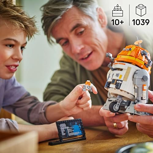 LEGO Star Wars 75416 Chopper (C1-10P) Astromech Droid Figure, Building Toy with Lever-Activated Head Movements - Image 3