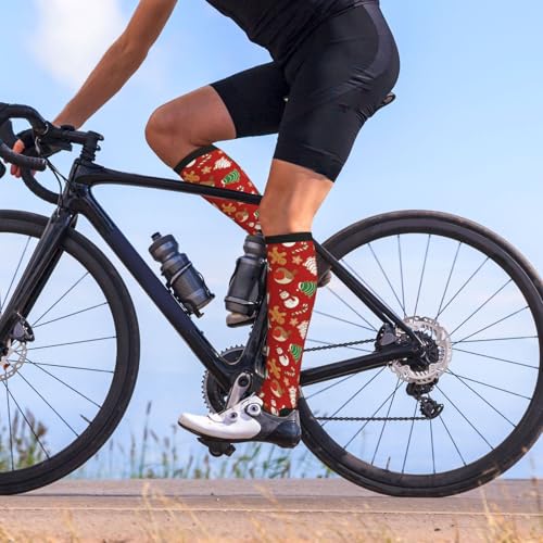 Image of Compression Socks for Women Men Circulation Graduated Supports Socks for Running Athletic Sports Nurse Travel