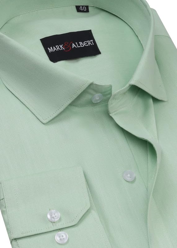 Image of MARK & ALBERT Men's Cotton Formal Shirt