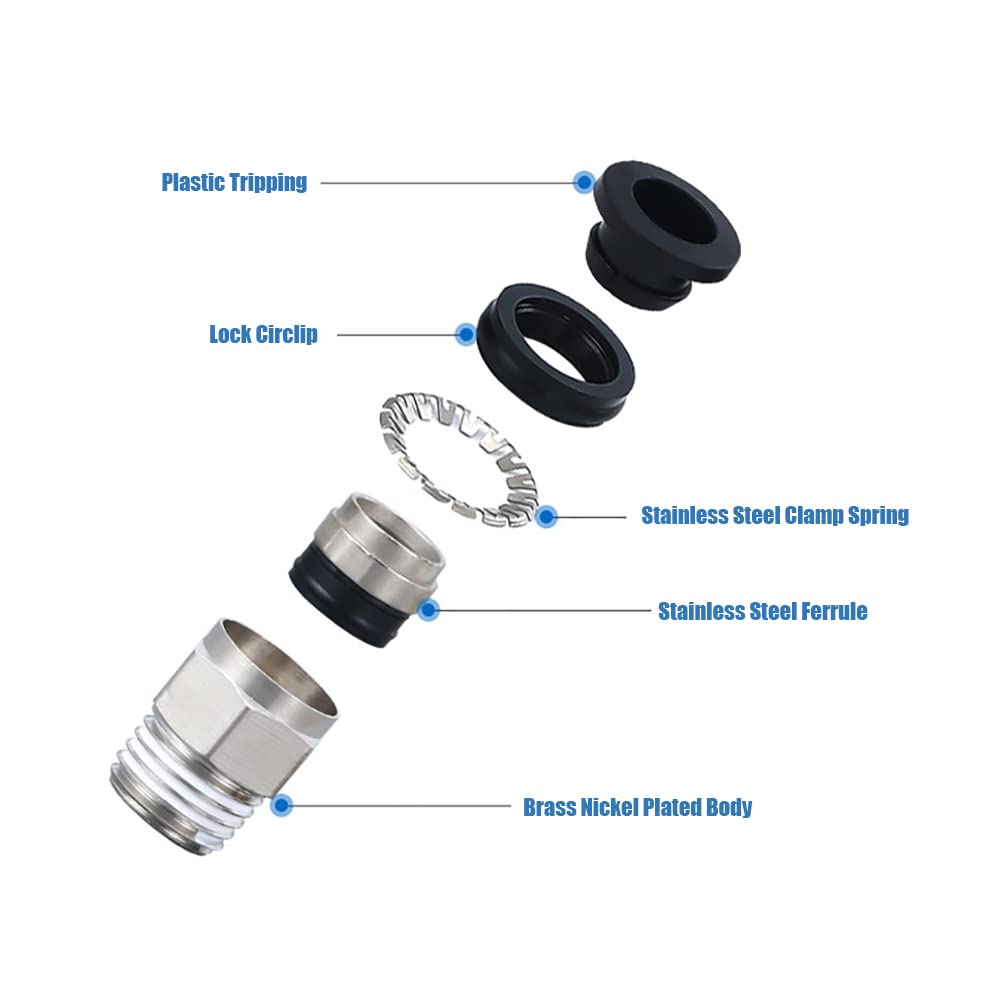 Brass Swagelok Tube Fitting, Male Connector, 10 Mm Tube OD X 1/4 In. Male NPT | Swagelok - View #8